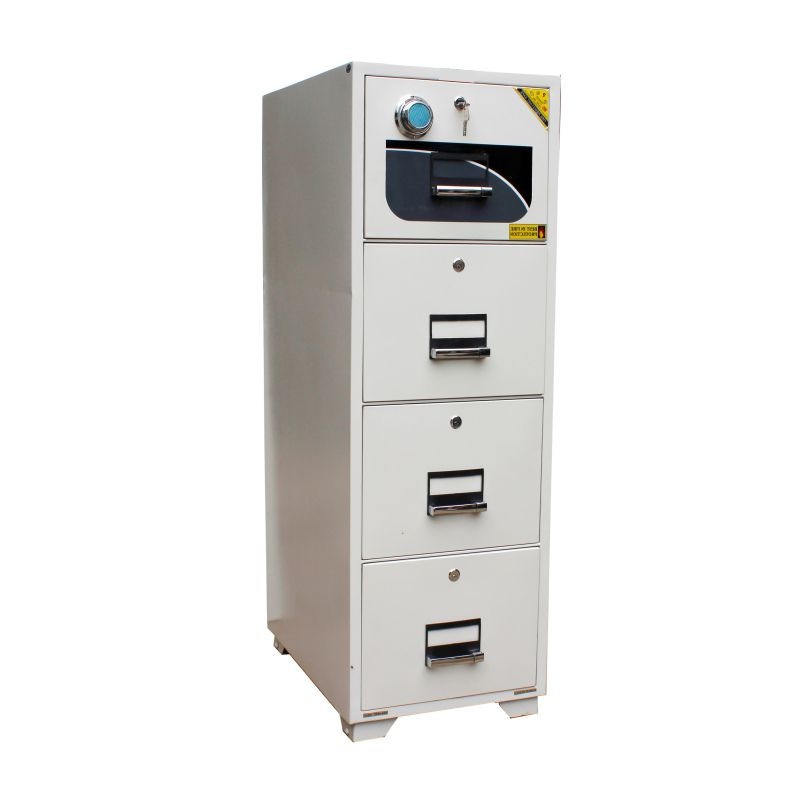 1-1934-1.jpg Fire proof 4-Drawers cabinet - Image 1