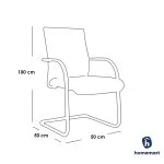 Ergonomic mesh guest office seat - Image 3