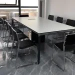 Stackable chrome office guest chair - Image 4