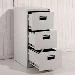 Three drawers office filling cabinet - Image 4