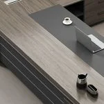 L-shaped 180cm executive desk - Image 4