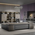 L-shaped 180cm executive desk