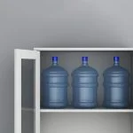 4-door office metallic storage cabinet - Image 4