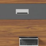 Modern 2400mm office boardroom table - Image 4