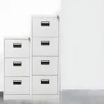4-Drawers metallic office cabinet. - Image 4