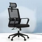 High-back executive office seat