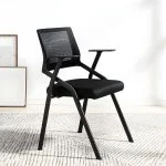 Black modern office task chair