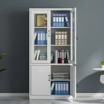 2 Door metallic office cabinet - Image 4