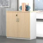2 Door wooden credenza cabinet