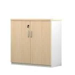 2 Door wooden credenza cabinet - Image 4