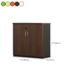 2 Door wooden credenza cabinet - Image 2