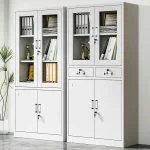 2-Door office metallic storage cabinet