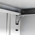 2-Door full-glass office metallic cabinet - Image 4