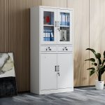 Two door metallic hospital cabinet - Image 2