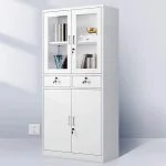 2-Door Metallic Office Cabinet - Image 3