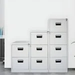 4-Drawer Steel Office Cabinet - Image 2