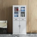 2-Door Metallic Office Cabinet - Image 3