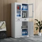 2-Door Metallic Office Cabinet - Image 4