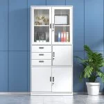 2-Door Metallic Cabinet with Safe - Image 3