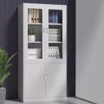 2-Door Metallic Storage Cabinet - Image 3