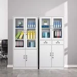 2-Door Metallic Office Storage Cabinet - Image 3