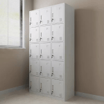 15-Locker steel office cabinet - Image 2
