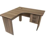 1.2m curved office desk