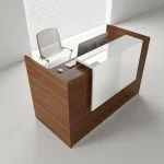 1200mm office reception desk - Image 3