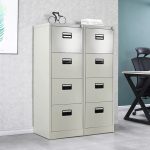 4-Drawers steel office filling cabinet - Image 3