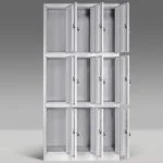 9-Locker steel office cabinet - Image 3