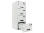 Compact 4-Drawers Fireproof Cabinet - Image 2