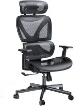 Comfortable Swivel Mesh Office Chair Ergonomic Height Adjustable Flexible Lumbar Support Chair - Image 4