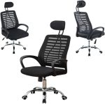 High-back headrest executive office chair - Image 4