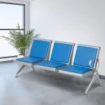 Heavy-duty padded waiting bench - Image 2