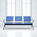 PU Leather Lobby Bench- 3 seater