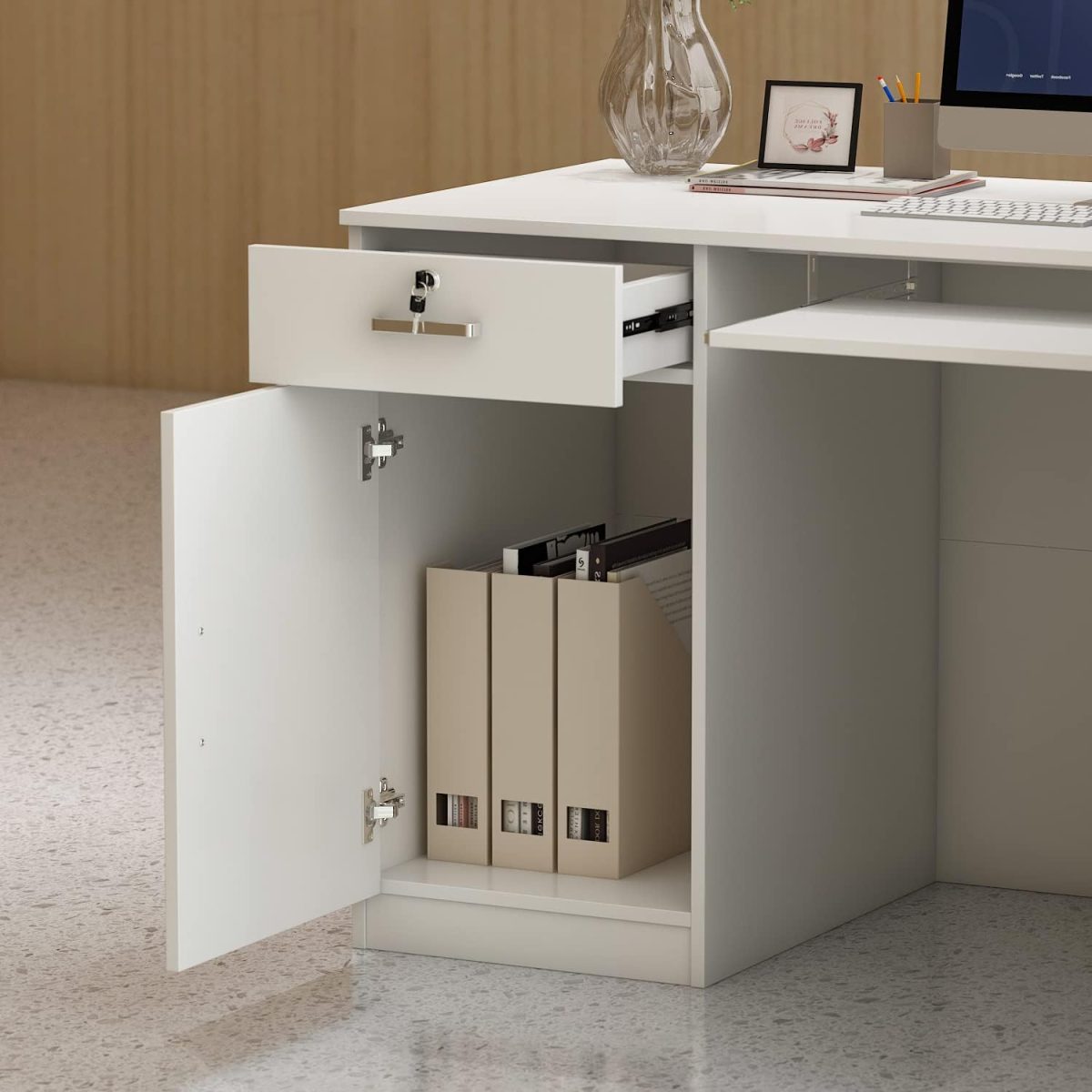 L-shaped reception desk - Image 4