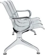 3-link metallic waiting bench - Image 4