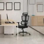 Orthopedic high back office chair