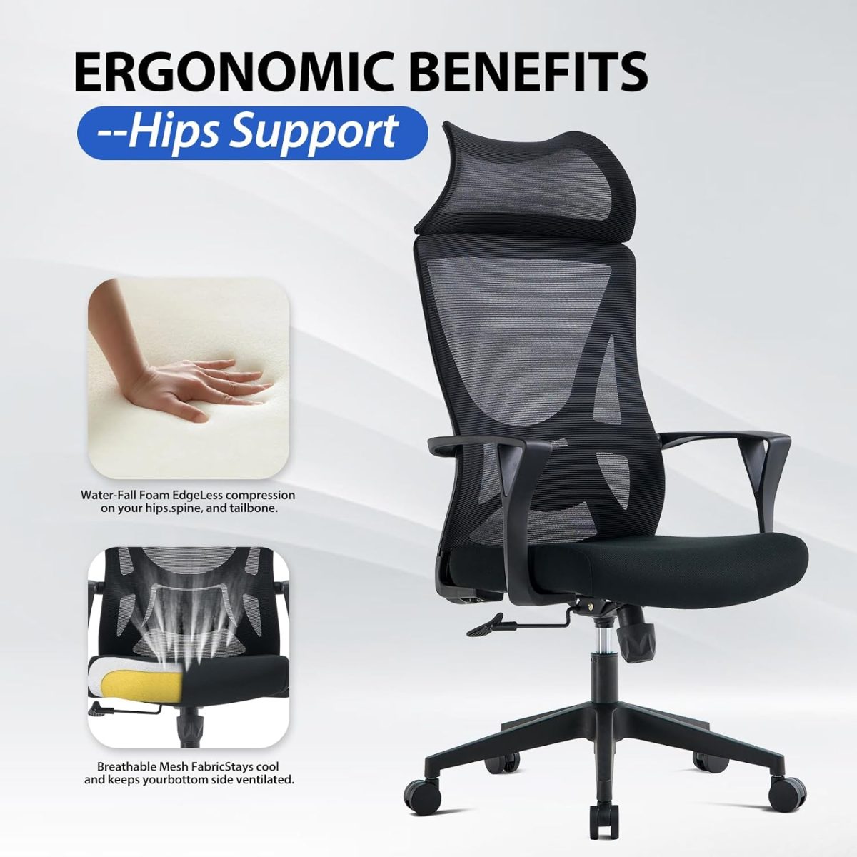 Lama orthopedic office chair - Image 2