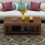 Executive mahogany coffee table - Image 2