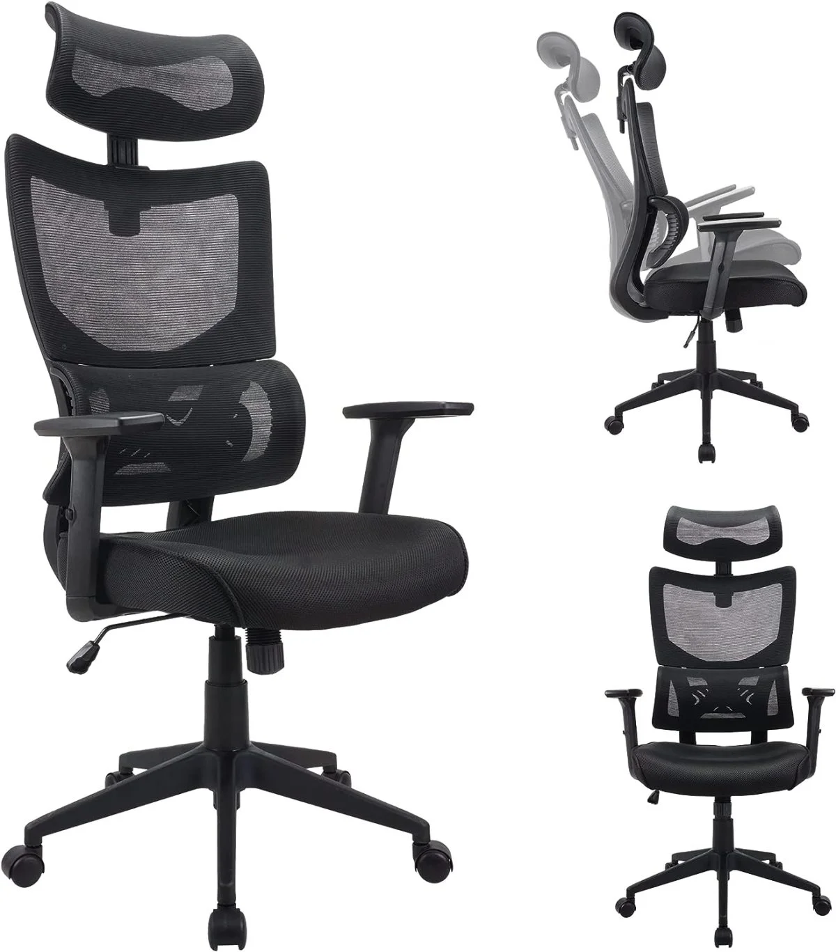 High-back orthopedic office chair - Image 3