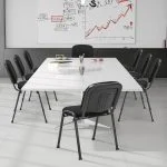 Tosca office visitor seat- Black. - Image 3