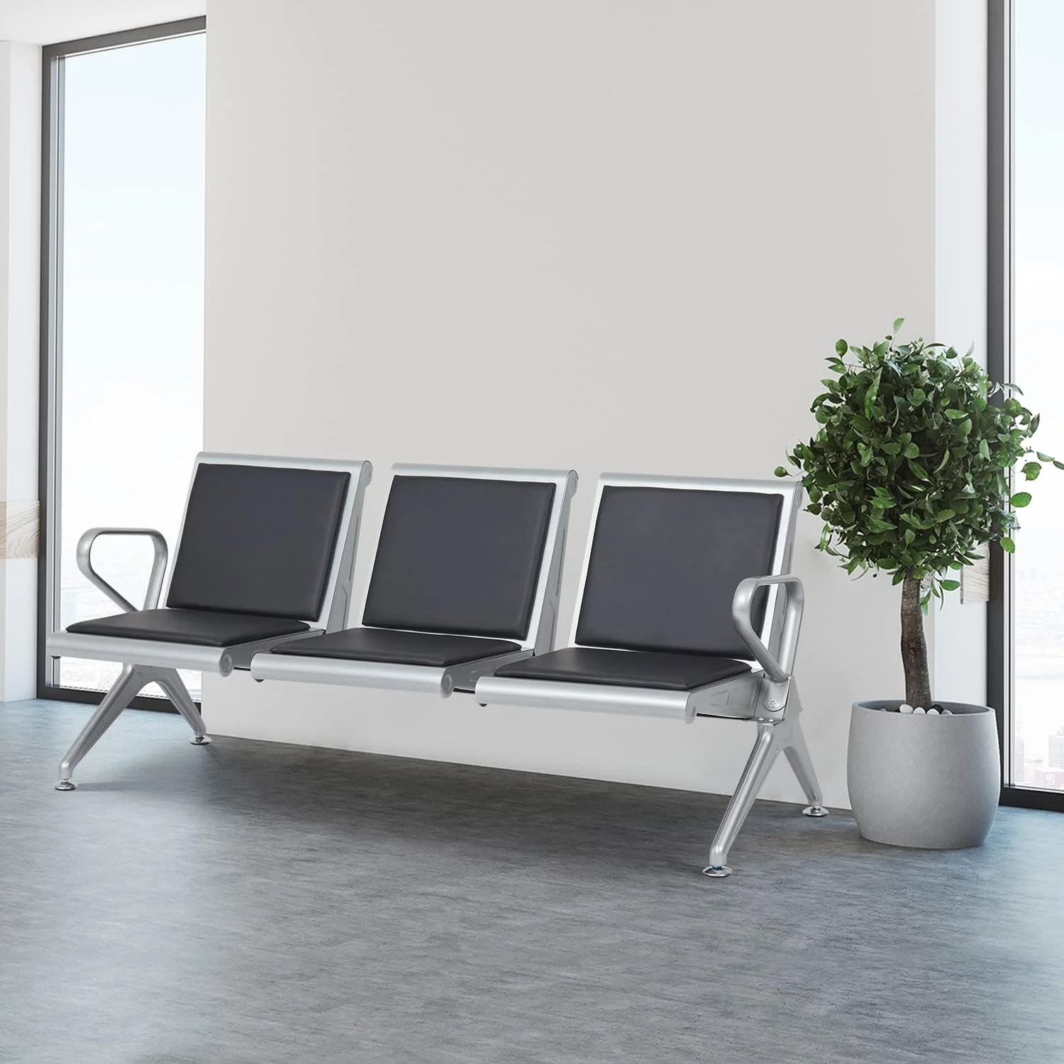 71o6UBZQOlL._AC_SL1500_.jpg MS Waiting Chair For Hospital Seating Three Seater - Image 1