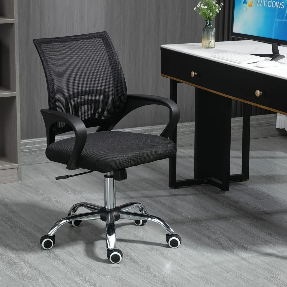 Secretarial mesh-back office chair - Image 2