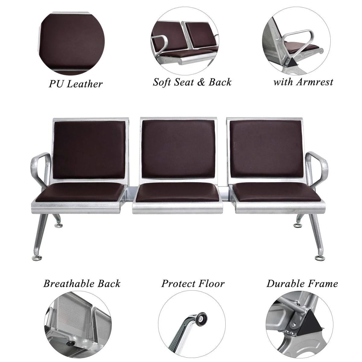 3-Link heavy-duty reception bench - Image 3