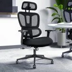 High-back ergonomic office seat