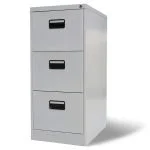 3-Drawers steel filling cabinet - Image 3