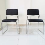 Chrome office visitor chair