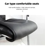 Executive visitor's office chair (pure leather) - Image 4