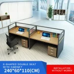 Two way modular office workstation - Image 4